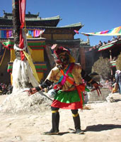Ceremony at Shalu Monastery